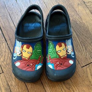 Marvel Avengers Kids Slip On Croc like shoes